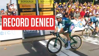 Mark Cavendish DENIED RECORD By Jasper Philipsen In Stage 7 At Tour de France 2023 [upl. by Aili]