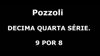 pozzoli 14 serie 9 por 8 em 55 bpm aula de divisão rítmica [upl. by Tongue]