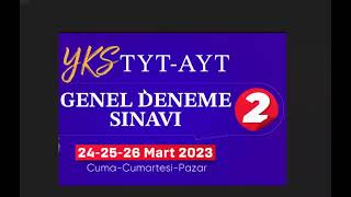 2023 TÖDER TÜRKİYE GENELİ TYT AYT 2 DENEME SINAVI YORUMLARI  CEVAP ANAHTARI NE ZAMAN [upl. by Astrid]