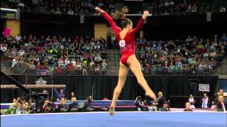 Lexie Priessman  Floor  2012 Kelloggs Pacific Rim Championships [upl. by Justus505]