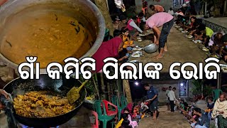 ଗାଁ କମିଟି ପିଲାଙ୍କ ଭୋଜି 😋 l Village function amp food l Gouranga Nayak Odia Vlogs [upl. by Carrissa]