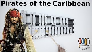 🏴‍☠️ Pirates Of The Caribbean🏴‍☠️ on the Glockenspiel BELLs [upl. by Sykleb]