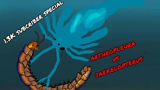 Jaekelopterus VS Arthropleura 13K special [upl. by Hayyifas]