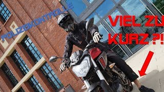 Erste Polizeikontrolle und Update  mtdriver  Überlänge  Motovlog 5 [upl. by Lipkin]