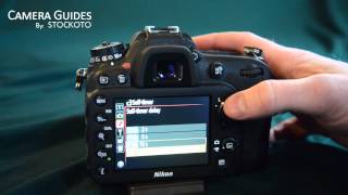 How to set a selftimer on the Nikon D7100 [upl. by Nilla]