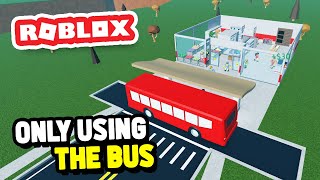 Only Using The BUS STOP in Retail Tycoon 2 Roblox [upl. by Ayihsa]