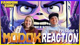 MODOK Episode 1 REACTION  1x1 If This BeMODOK [upl. by Eatnom]