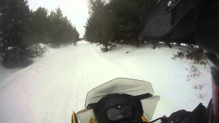 Ski Doo 900 Ace against a 600 ETec [upl. by Gustaf]