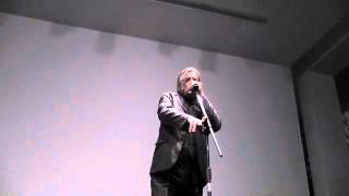 Blixa Bargeld Solo Vocal Performance 16092012 part 1 [upl. by Neeruam]