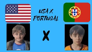 CAMPEONATO DE FRESCOBOL  GRUPO A  USA X PORTUGAL  0 X 5 [upl. by Rehm]