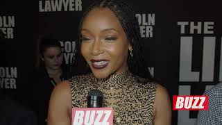 Yaya DeCosta talks Season 3 of Lincoln Lawyer and if she would be a quotreal lifequot lawyer  BUZZ CLIPS [upl. by Eornom]