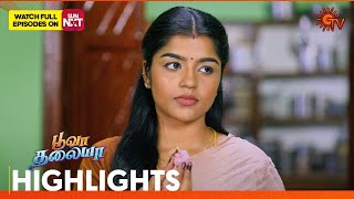 Poova Thalaya  Highlights  19 March 2024  Tamil Serial  Sun TV [upl. by Tnirb]