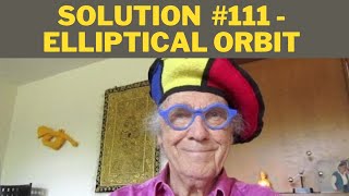 Solution Problem 111  Elliptical Orbit [upl. by Jorgensen]