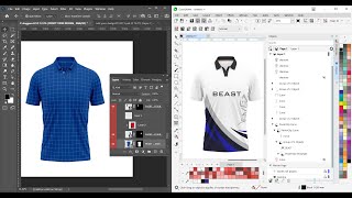 How to convert Photoshop Mockup to Corel Draw Tutorial [upl. by Tteltrab]