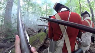 Fort Ticonderoga Reenactment Browns Raid 2015 [upl. by Nauqaj]