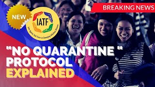 🔴BREAKING NO QUARANTINE PROTOCOL EXPLAINED RTPCR FOR FULLY VACCINATED PHILIPPINES TRAVEL UPDATE [upl. by Ybrek7]