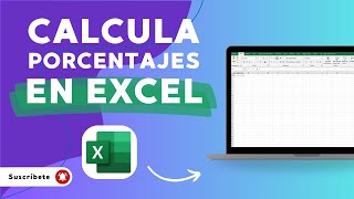 Cómo CALCULAR PORCENTAJES en Excel paso a paso  ✅Fácil y rápido📊 [upl. by Sad]