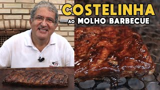 Como Fazer Costelinha ao Molho Barbecue na Churrasqueira  Tv Churrasco [upl. by Abehsat]