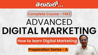 Digital Marketing in Telugu  How to learn Digital Marketing for Job Aspirants [upl. by Eisaj813]