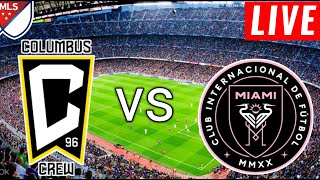 Columbus Crew vs Inter Miami Live Score l Major League Soccer 2024 l [upl. by Adhern571]