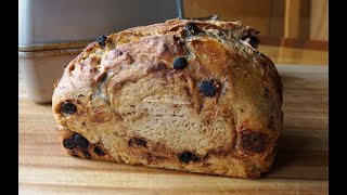 NoKnead Cinnamon Raisin Bread updated super easy… no machines [upl. by Elram]