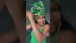 Tutorial foulard africain ✅ [upl. by Aisiat160]