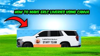 How to make ERLC liveries using Canva [upl. by Paolina360]