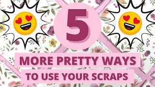 😱 5 MORE Ways 😱 to use Your Paper SCRAPS Which ones your favourite [upl. by Hen308]