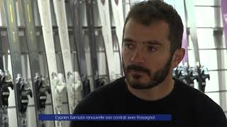 Reportage  Cyprien Sarrazin renouvelle son contrat avec Rossignol [upl. by Rosse]