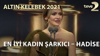 Pantene Altın Kelebek 2021 En İyi Kadın Şarkıcı – Hadise [upl. by Yentirb]