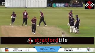 StratforduponAvon CC Stratford Bards v Kineton CC 1st XI [upl. by Notgnirrac521]