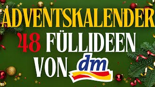 dm Adventskalender selber befüllen 48 Ideen für unter 3€  Adventskalender 2024  Frauen amp Männer [upl. by Aihsaei136]