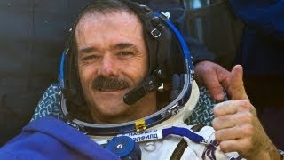 ISS commander Chris Hadfield returns to Earth [upl. by Whitcher204]