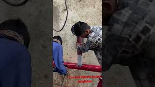 Fire Yard Hydrant System Installation New Site  Fire HydrantFire fighting System Amol Bahir [upl. by Chipman]