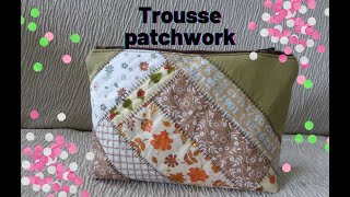 Coudre une trousse patchwork [upl. by Ahsai618]