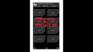 How to Install TWRP recovery on Oppo Neo 5 1201 16GB mobile phone device  KING CREATION [upl. by Mikey]