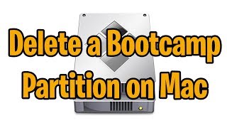 How to Delete Bootcamp Windows from your Mac [upl. by Nesiaj]