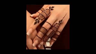 Finger Mehndi Design  Aesthetic henna design [upl. by Amitarp]