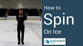 Learn How to Spin On Ice the Easy Way for Beginners [upl. by Llemar]