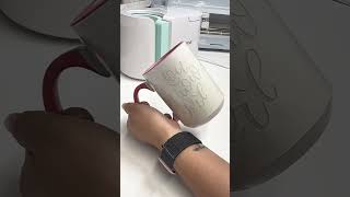 Cricut sublimation mug using infusible ink and Cricut mug press makeitwithmichaels [upl. by Aggappe]