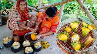 তাল দিয়ে এক মজার পিঠা রেসিপি  Taler Pitha Recipe [upl. by Ahsiena]