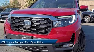 2022 Honda Passport EXL Sport Utility Hanford Visalia Porterville Lemoore Tulare [upl. by Eelyam]