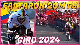 Resumen Etapa 9  Giro De Italia 2024  EL FINAL MÁS TENSO [upl. by Reerg16]