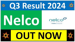 NELCO Q3 results 2024  NELCO results today  NELCO Share News  NELCO Share latest news today [upl. by Ranit]