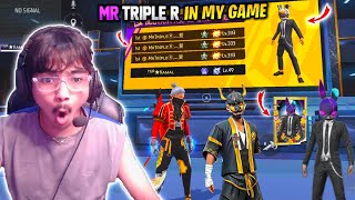 Mr triple r squad in my ranked match😱 solo vs squad against MR TRIPLE R😱 i kill triple r bhai [upl. by Jacquelynn818]