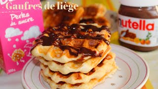 Gaufres de liège 🧇 Recette facile [upl. by Crista531]