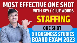 Staffing  Final Revision with all Key words for class 12 Business studies Board exam 2023 cbse [upl. by Ikkela]