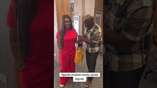 JACKIE APPIAH MEETS APPIAH STADIUM 🚒🔥 weddingceremony bellanaijaweddingsofficial wedding JACKIE [upl. by Jerri]