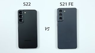 Samsung S22 vs Samsung S21 FE Speed Test amp Camera Comparison [upl. by Nassi182]