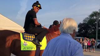 Justify at Churchill Downs  May 28 2018 [upl. by Aiki]